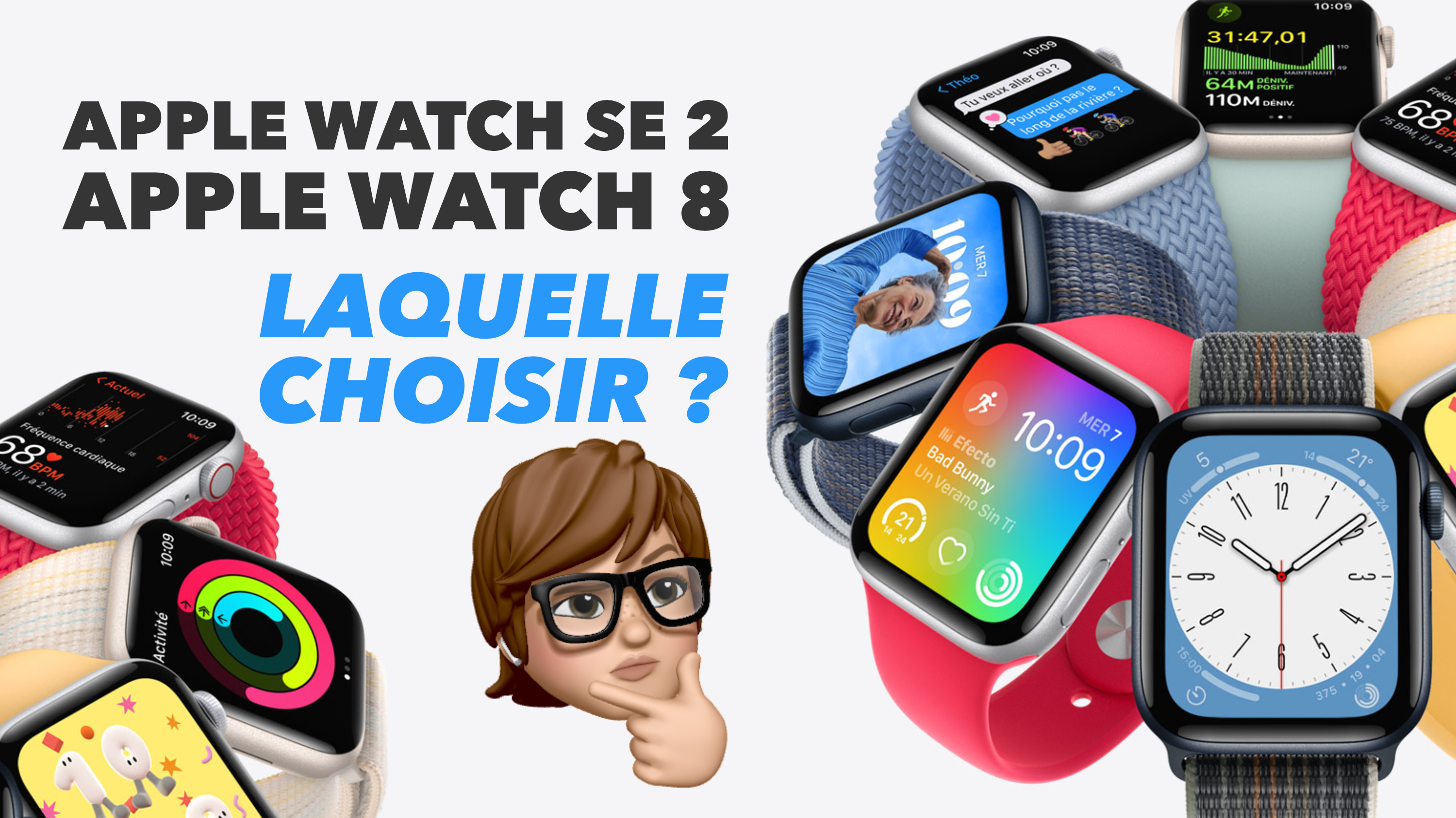 Apple Watch 8 ou Apple Watch SE 2, laquelle faut-il choisir ?