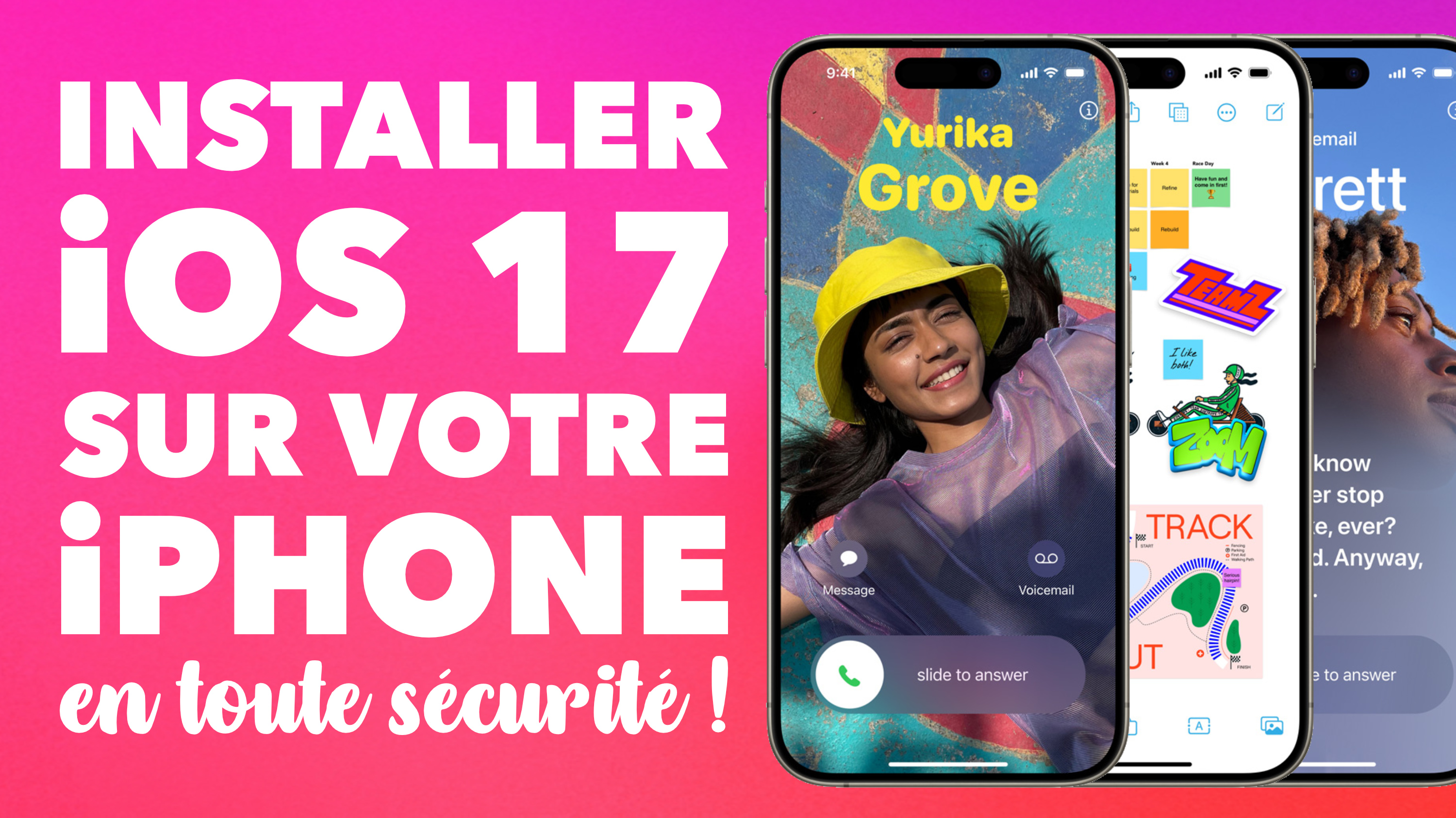 Installer iOS 17 sur votre iPhone en toute sécurité • Mise à jour iPhone