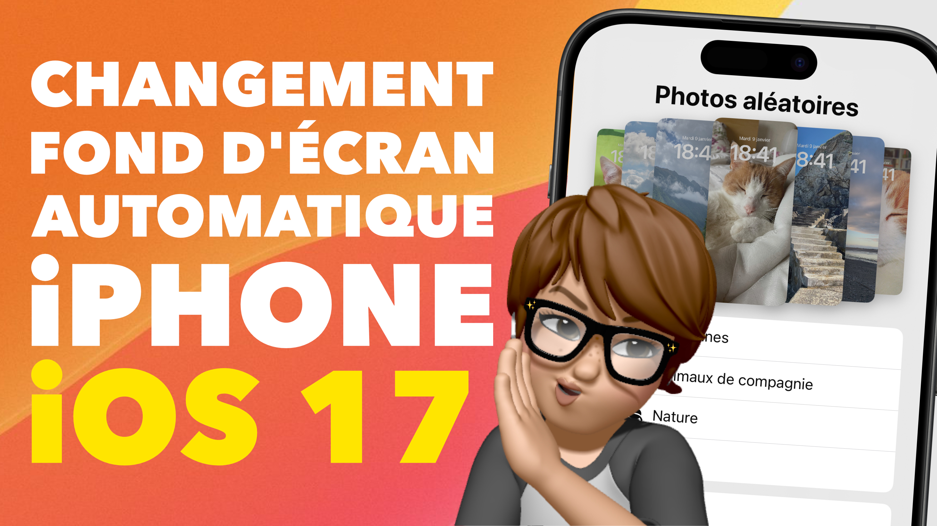Activer le changement automatique du fond d&rsquo;écran de l’iPhone ! (fonds et photos aléatoires)