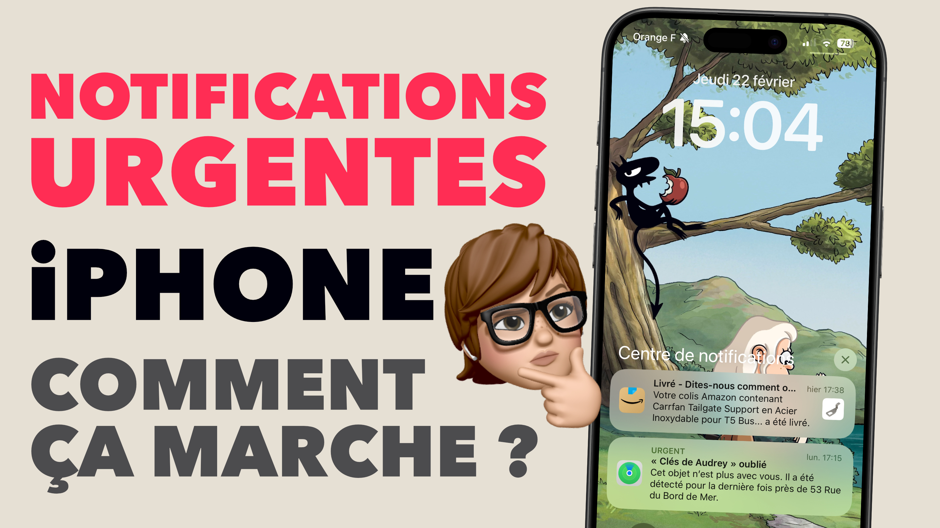 Les notifications URGENTES sur iPhone, c&rsquo;est quoi ?