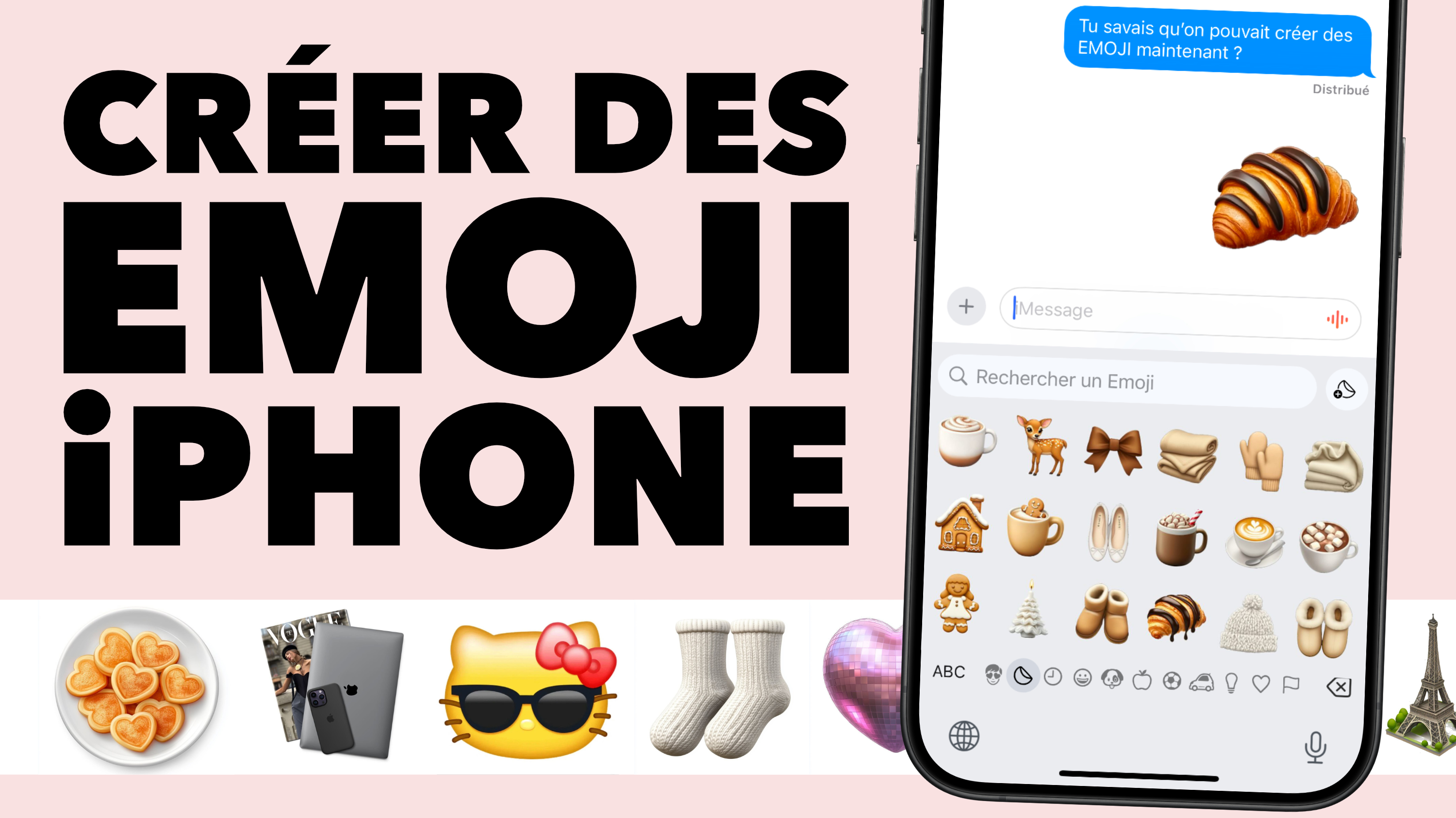 Créer des EMOJI sur iPhone ! • Nouveauté iOS 18 – tuto complet !