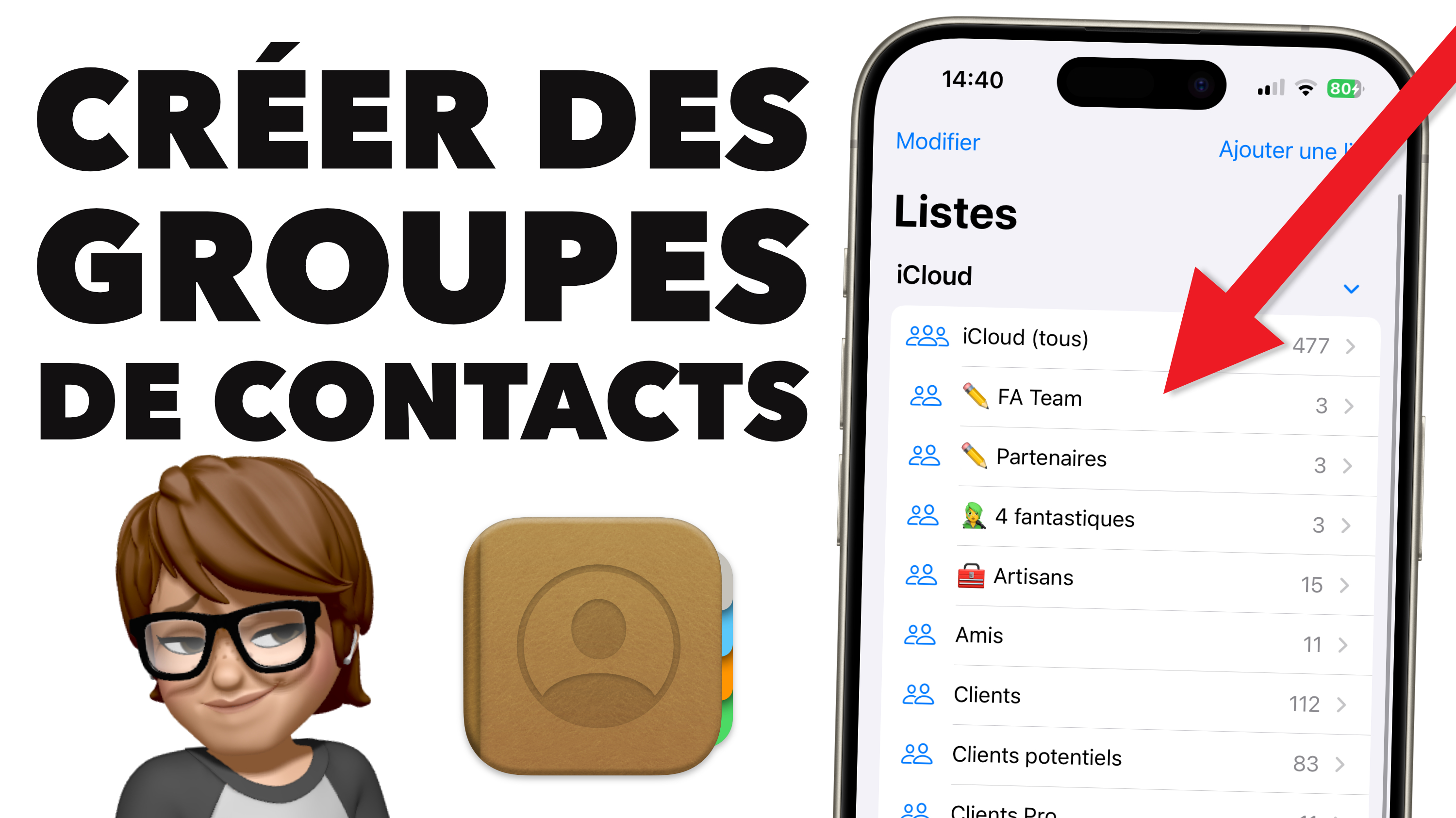 Créer des groupes de contacts sur iPhone et iPad et envoyer des e mails groupés !