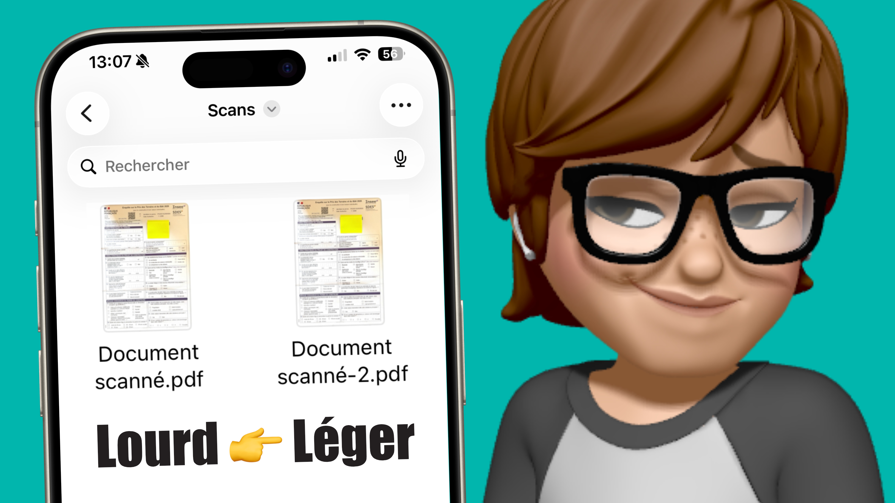 Réduire le poids des documents scannés avec l&rsquo;iPhone grâce à un raccourci – 100 % gratuit !