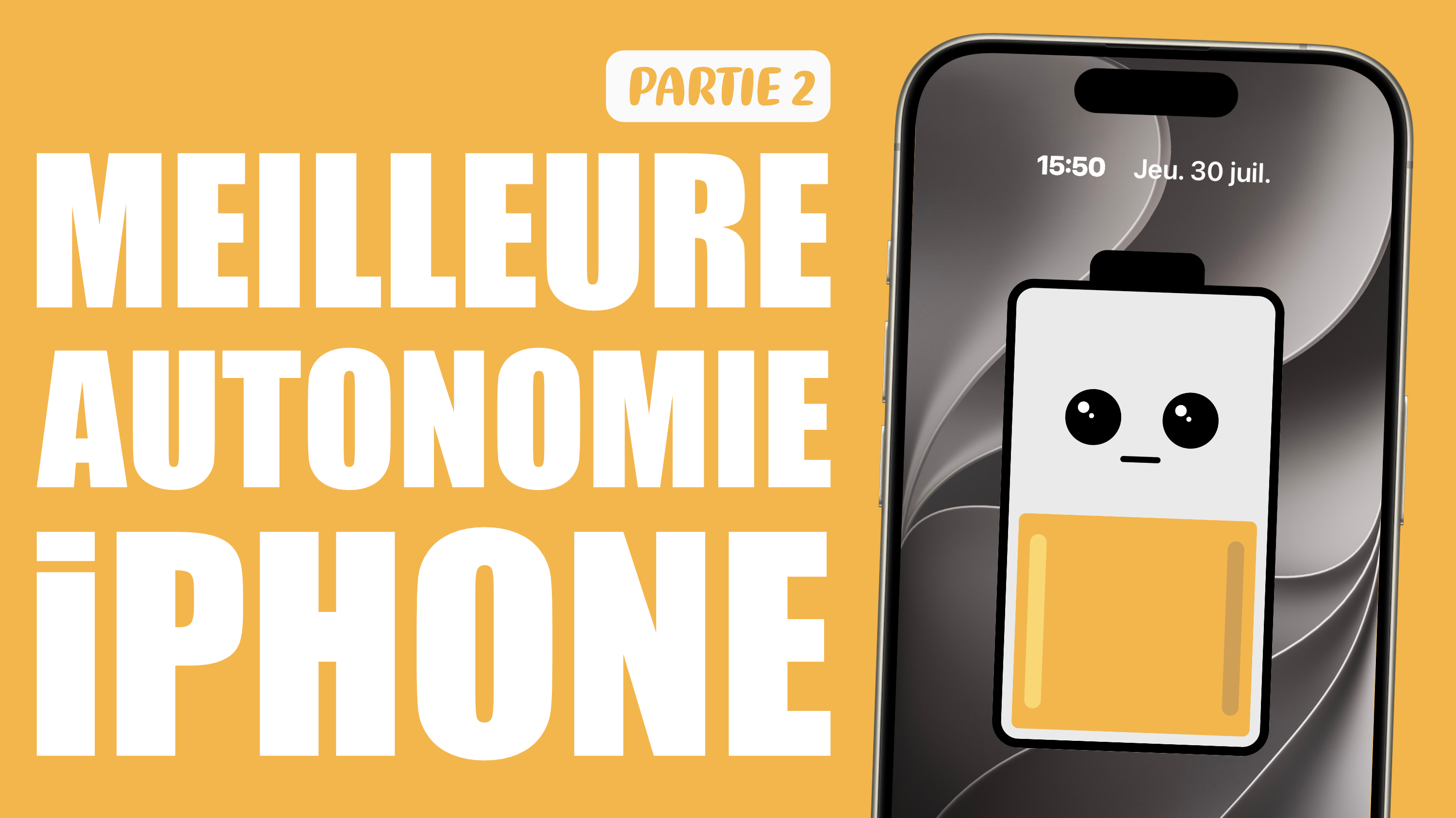 Améliorer et augmenter l&rsquo;autonomie de votre iPhone ! PARTIE 2