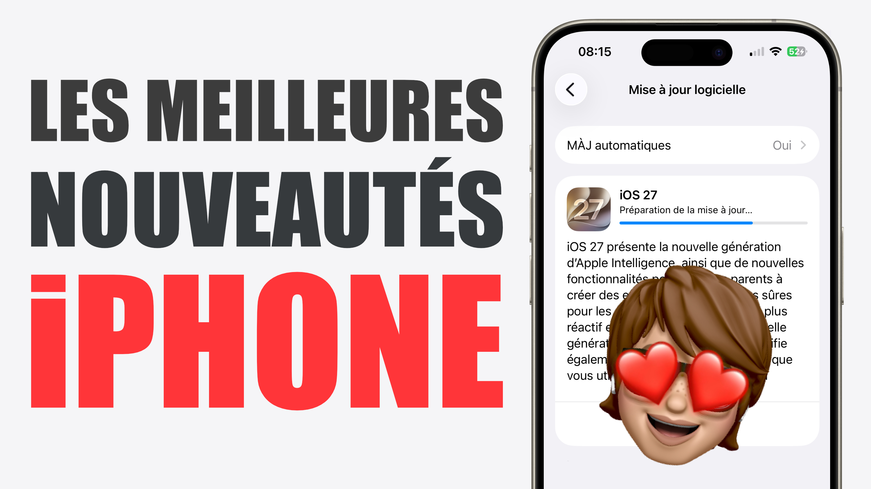 Mes 5 NOUVEAUTÉS iOS 27 préférées !